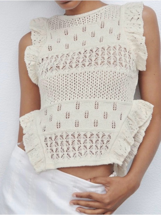 Zara Tops - Zara Crochet Top